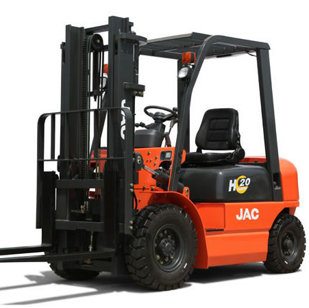 Carretilla elevadora diésel - H series - JAC Heavy-duty Construction Machine - con operador sentado / industrial / robusta