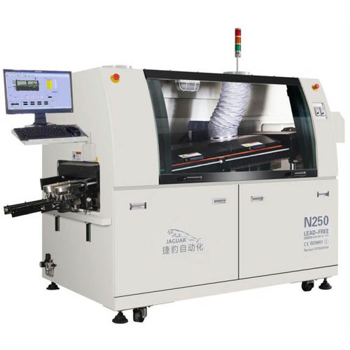 Máquina de soldadura blanda por ola - N250 - Shenzhen Jaguar Automation Equipment Co., Ltd. - controlada por PLC / para PCB