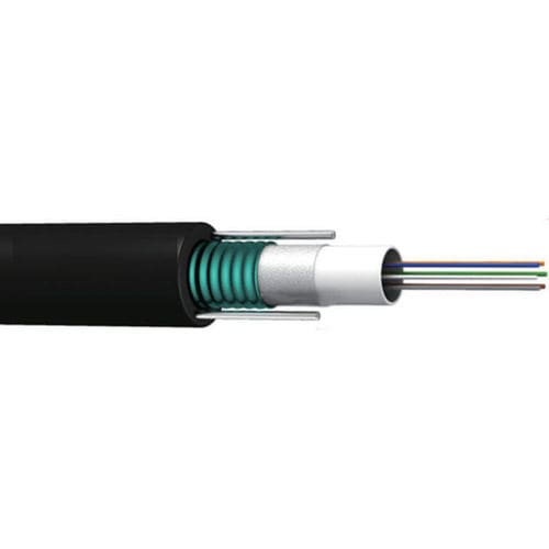 Cable óptico con tubo central - Hangzhou Jiayuan Industrial Co., Ltd. - de datos / GYXTX / aislado