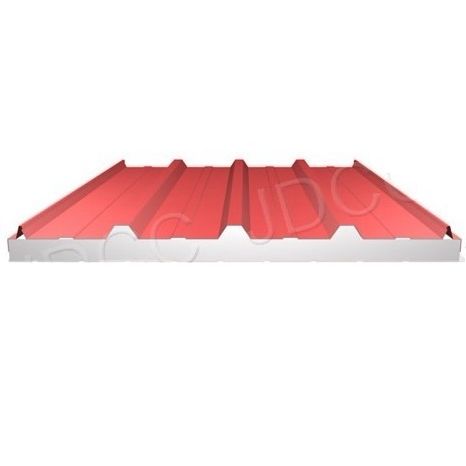 Panel sándwich alma de poliestireno extruido - Qingdao Jingdao Credit Construction Steel Structure Co., Ltd. - cara de acero / para techo / para muro