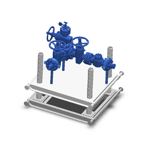 Manifold multivía - JG/S2-35 - Jianhu Jielin Petrochemical Machinery Co., Ltd. - para gas