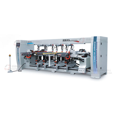Mandrinadora controlada por PLC - Z6XL - Foshan Shunde Jiansheng Machine Manufacturing Co., Ltd. - para taladrado / para madera / con alimentador automático