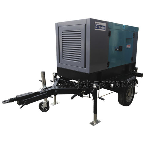 Grupo electrógeno diésel - Fuzhou Jet Electric Machinery Co., Ltd. - trifásico / remolcable / industrial