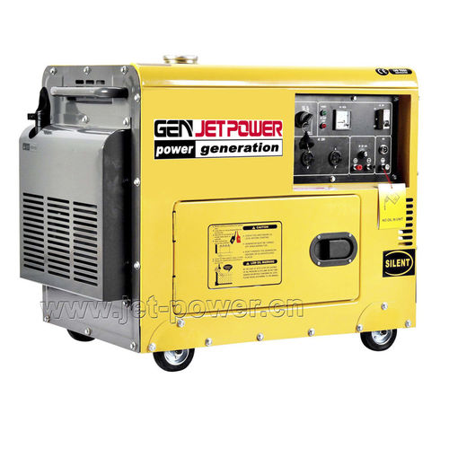 Grupo electrógeno diésel - JDE series - Fuzhou Jet Electric Machinery Co., Ltd. - monofásico / con ruedas / 50 Hz