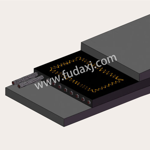 Cinta transportadora industrial - Zhejiang Fuda Rubber Co., Ltd. - resistente al fuego / con cables de acero / con revestimiento de caucho