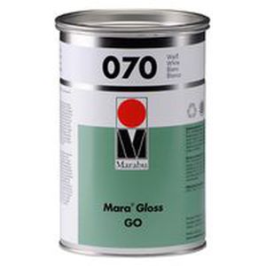 Tinta para la serigrafía gráfica - Mara® Gloss GO - Marabu - a base de disolvente / para papel / para vidrio