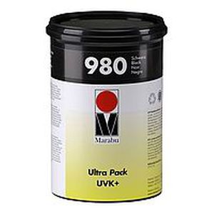 Tinta de serigrafía - Ultra Pack UVK+ - Marabu - para plástico / curable UV
