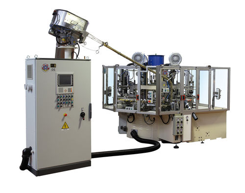 Máquina de serigrafia automática - MS 1035 - MOSS - de 5 colores / para botellas de plástico