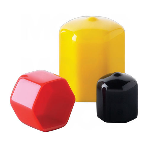 Capuchón press fit - AHX series - MOCAP LTD - hexagonal / de vinilo / flexible