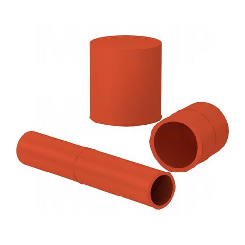 Capuchón roscado - MSC series - MOCAP LTD - redondo / de caucho de silicona / flexible