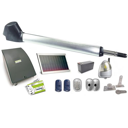 Automatismo para portón batiente - EVO 748 T SOLAR MONO - dda srls - eléctrico