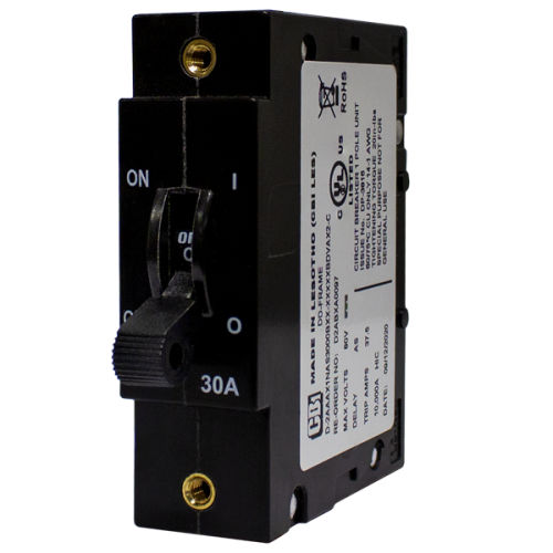 Disyuntor hidráulico-magnético - D2R series - CBI-electric: low voltage - CC / de rearme manual / unipolar
