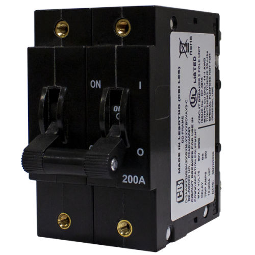 Disyuntor hidráulico-magnético - D2R series - CBI-electric: low voltage - DC / 2 polos / modulable