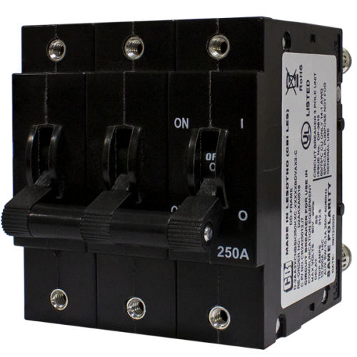 Disyuntor hidráulico-magnético - D2P series - CBI-electric: low voltage - DC / 3 polos / de corriente fuerte