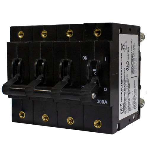 Disyuntor hidráulico-magnético - D2P series - CBI-electric: low voltage - DC / 4 polos / de corriente fuerte