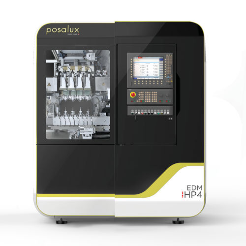 Máquina de microtaladrado por electroerosión - EDM HP4 - Posalux SA - CNC / de alta velocidad / compacta