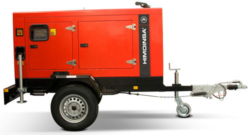 Grupo electrógeno diésel - HFW-30 M5 - HIMOINSA - trifásico / remolcable / 50 Hz