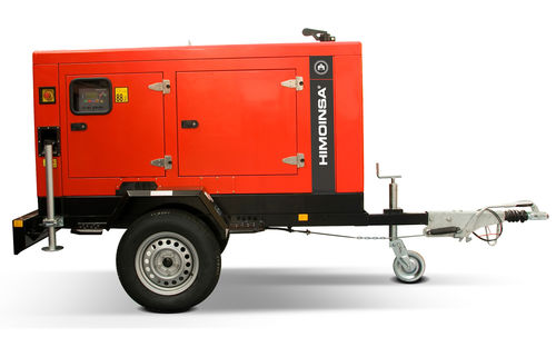 Grupo electrógeno diésel - HYW-35 M6 - HIMOINSA - trifásico / remolcable / 60 Hz