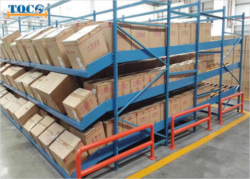 Sistema de estanterías de desplazamiento por gravedad - NANJING TOCO WAREHOUSE EQUIPMENT CO., LTD. - para depósito de almacenamiento / para cajas / de gran longitud