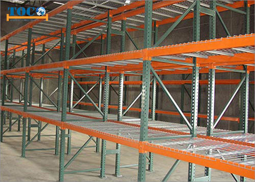 Sistema de estanterías con paleta - IPR 03 - NANJING TOCO WAREHOUSE EQUIPMENT CO., LTD. - de acero / sin tornillos