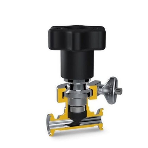 Válvula de membrana - ASEPCO - Watson-Marlow Fluid Technology Group - manual / en línea / para brida