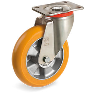 Ruedecilla giratoria - 65ER series - Tellure Rôta - con platino giratorio / con perfil ergonómico / industrial