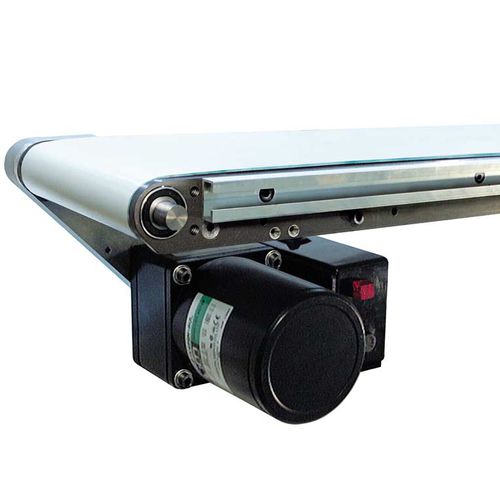 Transportador de cinta magnética - Industrial Magnetics - de cinta rebajada / de aluminio