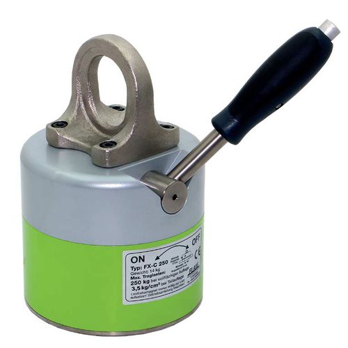 Imán de elevación permanente de conmutación manual - FXC series - Industrial Magnetics - para carga férrea plana o cilíndrica / circular