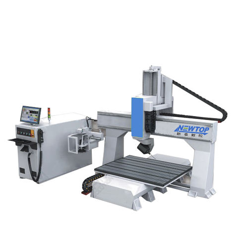 Recortadora CNC - MC1212 - Jinan Newtop Cnc Machine Co., Ltd. - 5 ejes / de un husillo / de tipo puente