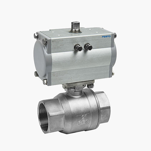 Válvula de bola - Zhejiang Ouming Fluid Casting Industry Co., Ltd. - con control neumático / con actuador eléctrico / con control hidráulico