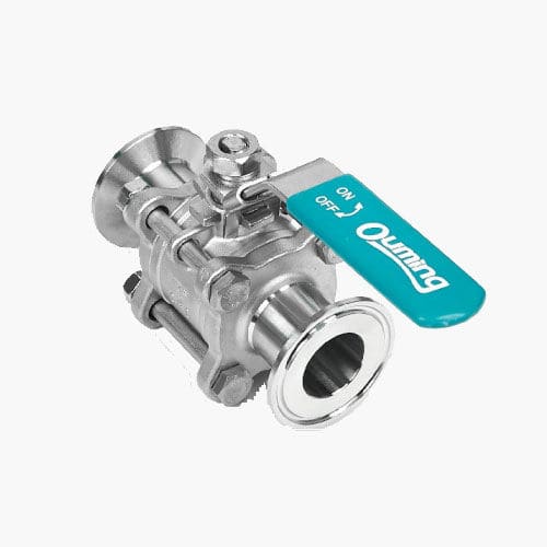 Válvula de bola - Zhejiang Ouming Fluid Casting Industry Co., Ltd. - de palanca / regulador de caudal / con brida