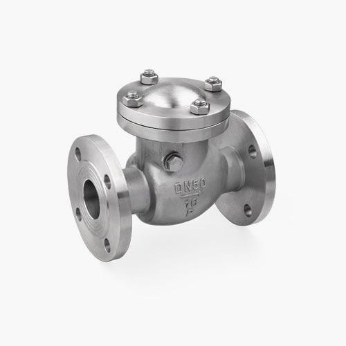 Válvula de retención de bolas - Zhejiang Ouming Fluid Casting Industry Co., Ltd. - con brida / de acero inoxidable / de aleación