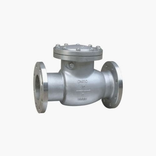 Válvula de retención de clapeta - Zhejiang Ouming Fluid Casting Industry Co., Ltd. - con brida / de acero inoxidable / de acero