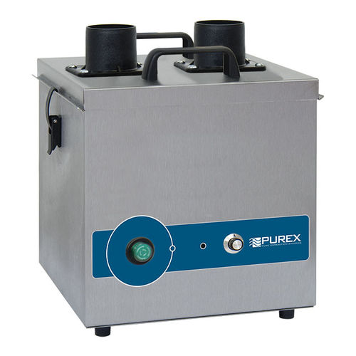 Extractor de humo estacionario - FumeCube Dual Arm - Purex International - de soldadura fuerte / con filtro de carbón activado / con brazos de extracción múltiples