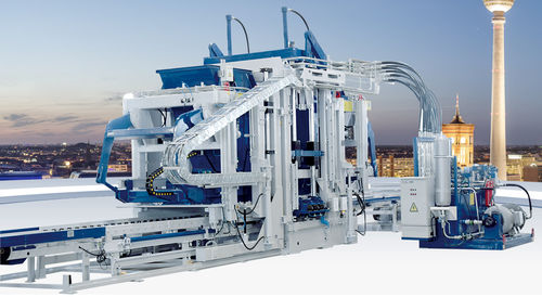 Máquina para fabricación de bloques de hormigón - ZN series - Quangong Machinery Co., Ltd. - estacionaria