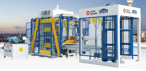 Máquina para fabricación de bloques de hormigón - QT6  - Quangong Machinery Co., Ltd. - estacionaria