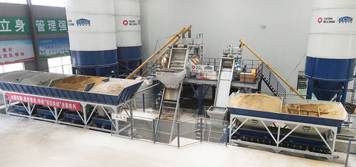 Planta de hormigón estacionaria - Quangong Machinery Co., Ltd. - automática