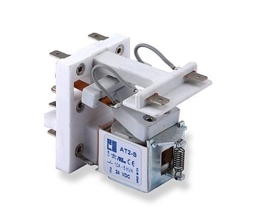 Relé electromecánico AC - AT series - Italiana Relè - para montaje en superficie / conexión por Faston / IEC