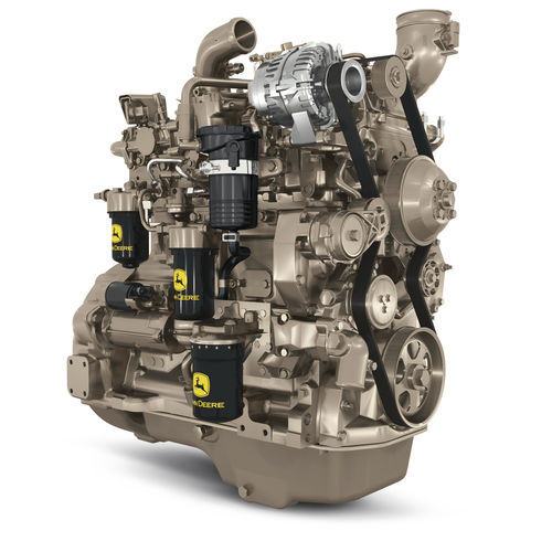 Motor diésel - PowerTech™ PWL 4.5L - JOHN DEERE POWER SYSTEMS - 4 cilindros / inyección de alta presión / compacto