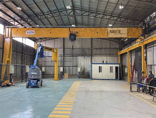 Semipórtico en riel - Hangzhou Nante Machinery Co., Ltd. - aéreo / ligero