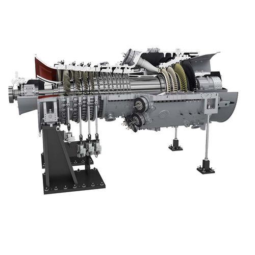 Turbina de gas - SGT6-8000H  - Siemens Energy - Power and heat generation - para generación de energía / de ciclo combinado / de un sólo árbol