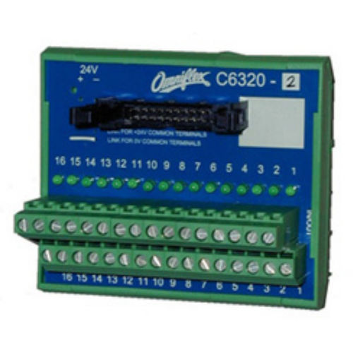 Bloque de conexión en riel-DIN - C6322A - Omniflex - para relé / de material plástico / de potencia