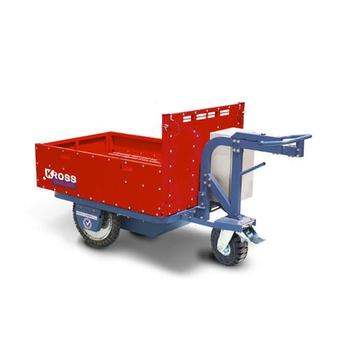 Remolque de eje oscilante - Kross Builder - K-RYOLE - plataforma / volquete / para transporte y tendido de cables