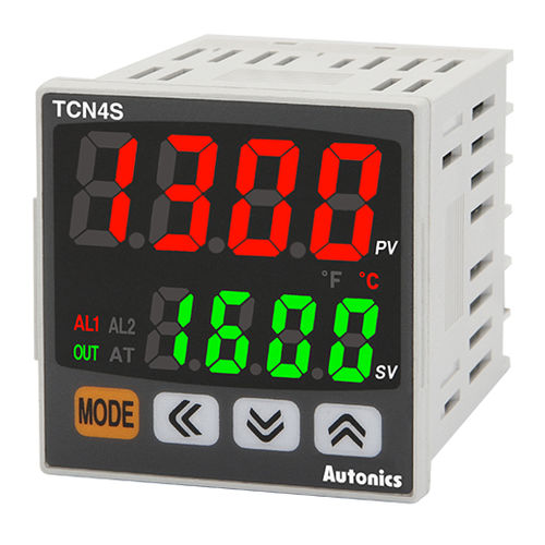 Controlador de temperatura doble visualizador led - TCN series - Autonics - PID / compacto / económico