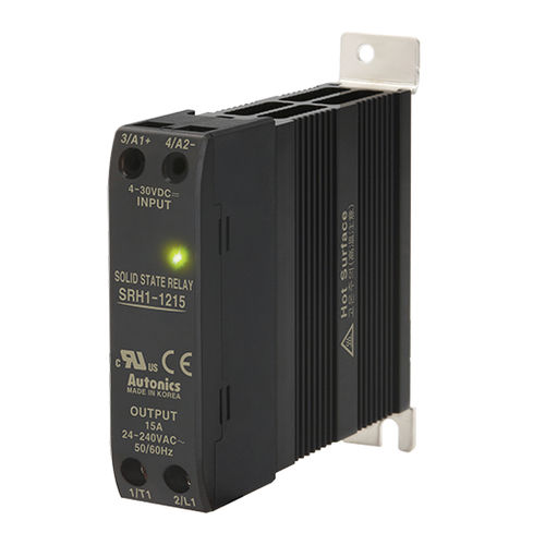 Relé estático DC - SRH1 series - Autonics - AC / monofásico / en riel DIN