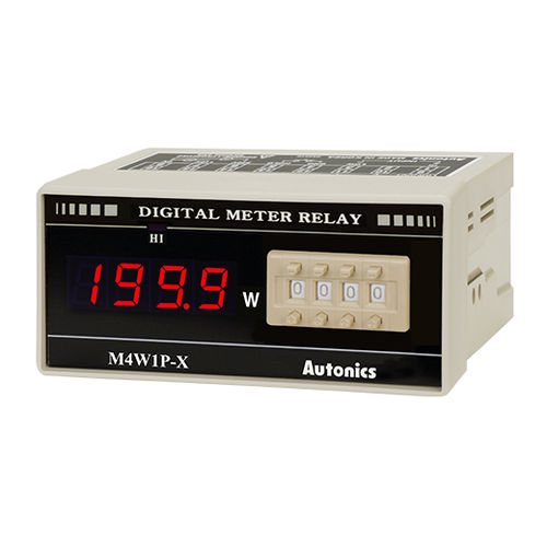 Vatímetro de potencia eléctrica - M4Y, M5W, M4W, M4M series - Autonics - digital / empotrable