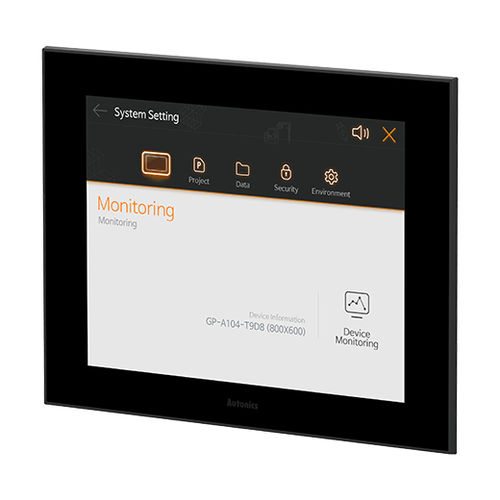 Panel de visualización gráfico - GP-A104 Series - Autonics - LCD / con pantalla táctil resistiva / de color
