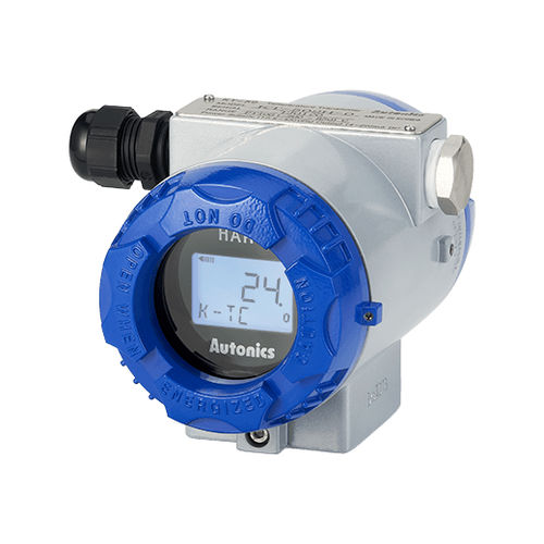 Transmisor de temperatura en cabeza de sonda - KT-502H Series - Autonics - termopar / RTD / HART