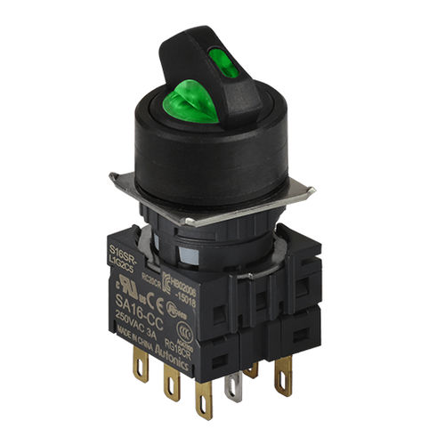 Interruptor de selección - S16SR   - Autonics - rectangular / compacto / redondo
