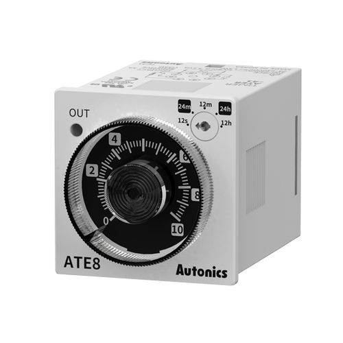 Temporizador analógico - ATE8 series - Autonics - para montaje sobre panel